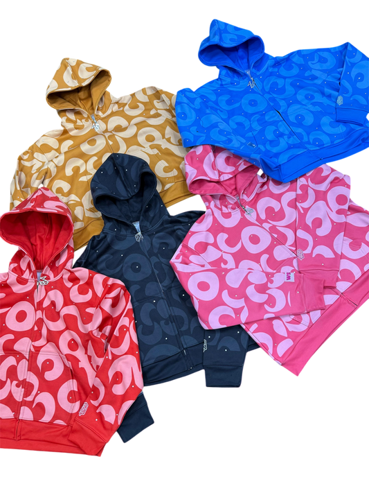 WiSHIN Hoodie Rhinestones